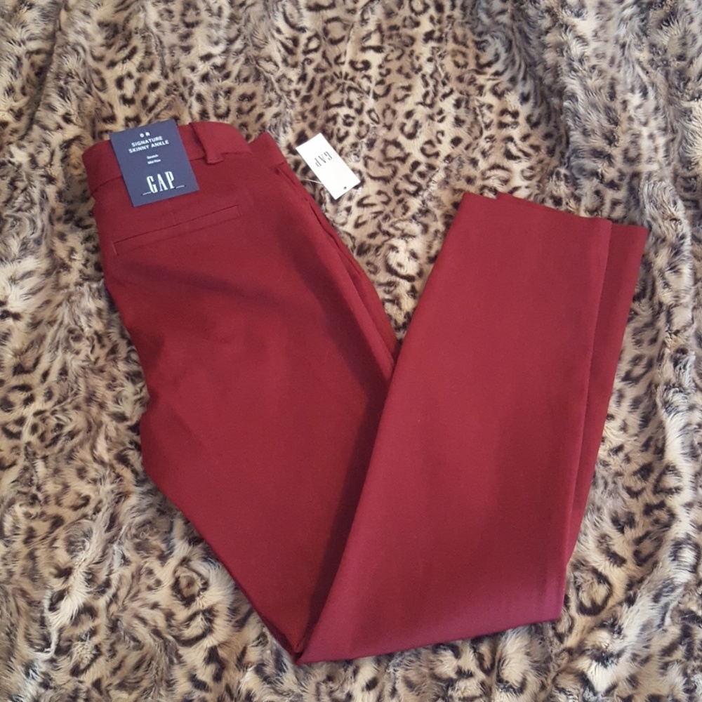 GAP maroon pants